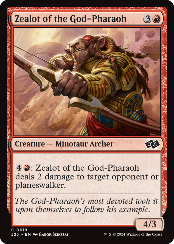 Zealot of the God-Pharaoh [Foundations Jumpstart] Hot on Sale