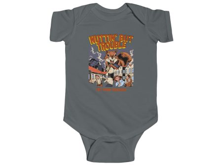 Nuttin But Trouble, Tiny Town Tragedies - Baby Onesie on Sale