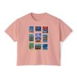 EPCOT Vintage Stamps - Women s Boxy Tee Discount