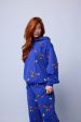 Strawberry Fields Hoodie - Cobalt For Cheap