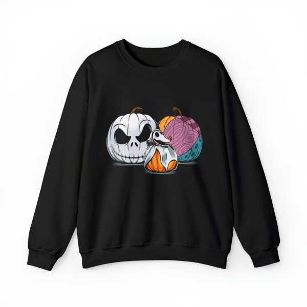 This Is Halloween Pumpkin Trio - Unisex Crewneck Sweatshirt Fashion