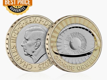 George Orwell 2025 UK £2 Brilliant Uncirculated Coin Online now