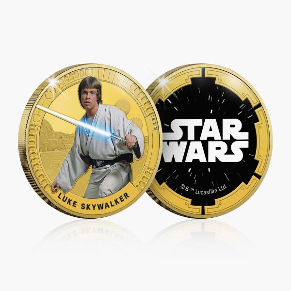 Luke Skywalker Gold - Plated Commemorative Discount