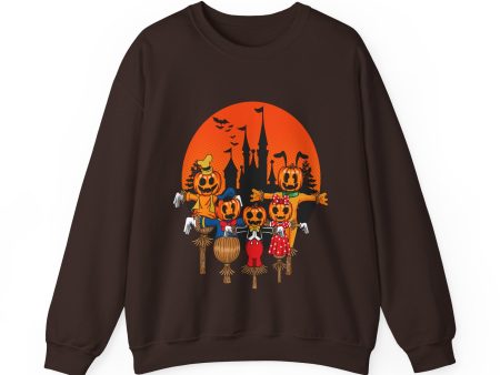 Scarecrow Fab 5 Adult Crewneck Sweatshirt Fashion