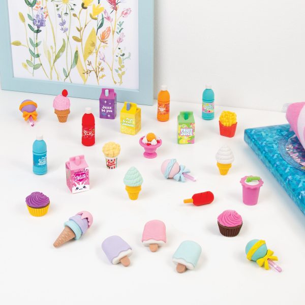 Snack  n Sweets Puzzle Eraser Set For Discount