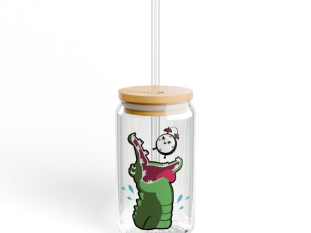 Tick Tock Croc - Sipper Glass, 16oz Supply