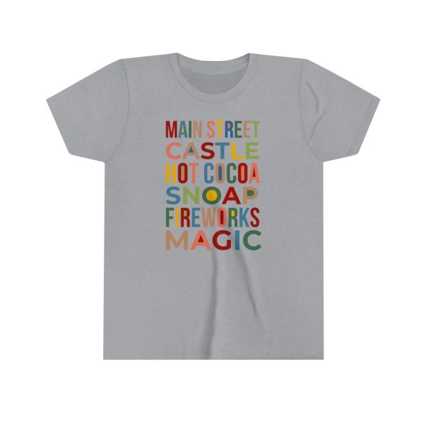 A Main Street Christmas Youth Short Sleeve Tee Shirt Discount