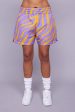 Lakers Nylon Quilted Puffer Short For Cheap