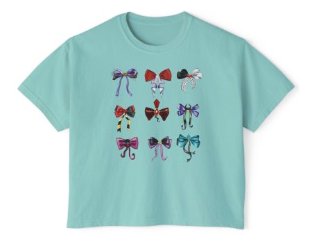 Bad to the Bow - Villains Bows - Women s Boxy Tee Online Sale