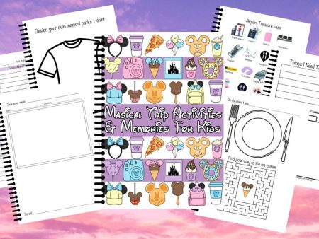 Magical Kids  Activity & Memory Book - A5 Spiral Bound Edition on Sale