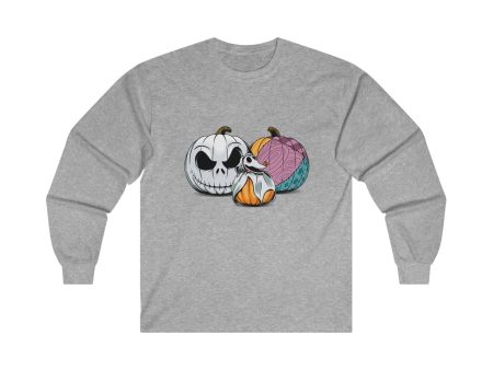 This Is Halloween Pumpkin Trio Long Sleeve Shirt | Adult Unisex For Discount