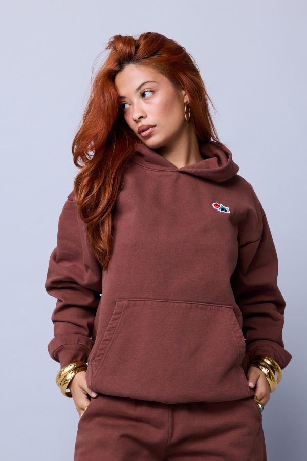 ME. Rose Hoodie - Milk Chocolate Online Hot Sale