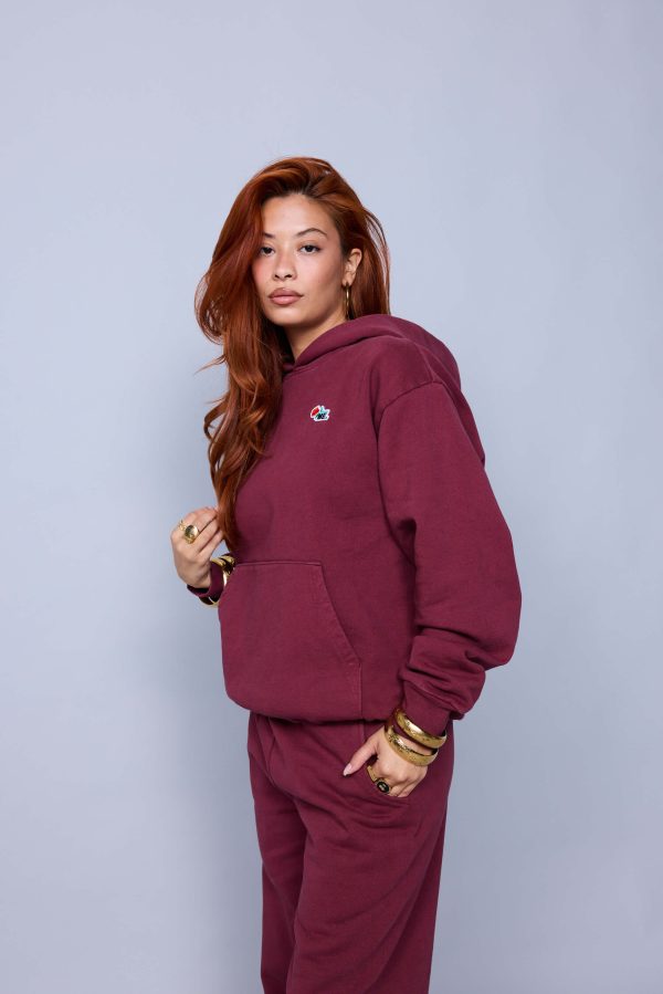 ME. Rose Hoodie - Oxblood Online Sale