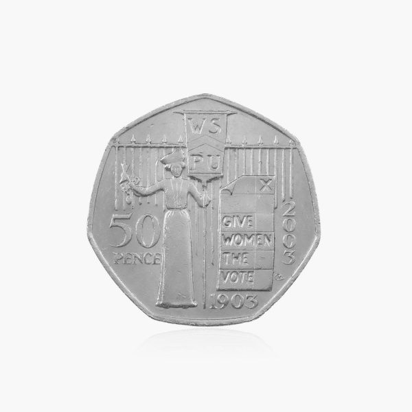 2003 Circulated Suffragettes 50p Coin For Cheap