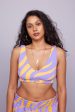 Lakers Quilted Bralette For Cheap