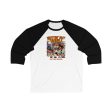 Nuttin But Trouble, Tiny Town Tragedies- Unisex 3\4 Sleeve Baseball Tee Hot on Sale