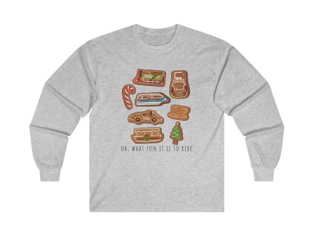 Oh What Fun it is to Ride Long Sleeve Shirt | Adult Unisex For Discount