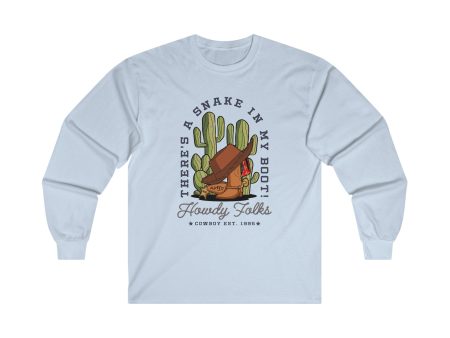 Howdy Folks - Long Sleeve Tee Cheap