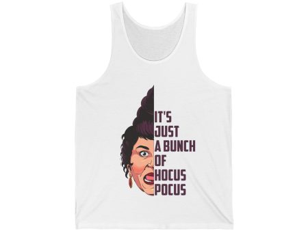 It s Just a Bunch of Hocus Pocus Mary Sanderson Sisters Unisex Tank Top Hot on Sale