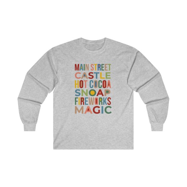 A Main Street Christmas Long Sleeve Shirt | Adult Unisex Online Sale