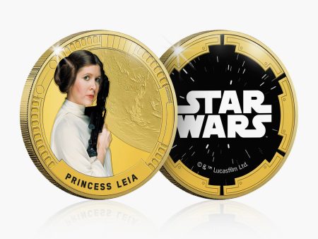 Princess Leia Gold - Plated Commemorative Fashion