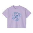 Merry Menagerie Snowflakes - Animal Kingdom s Puppets - Women s Boxy Tee For Discount