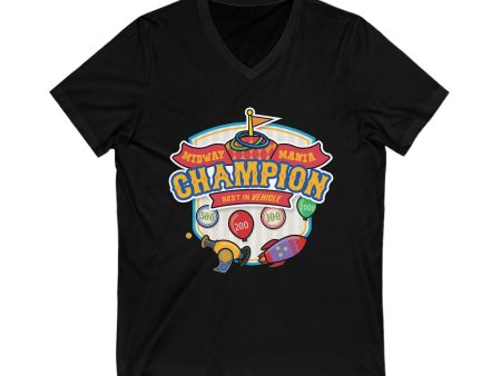 Midway Mania Champion - Short Sleeve V-Neck Tee Supply