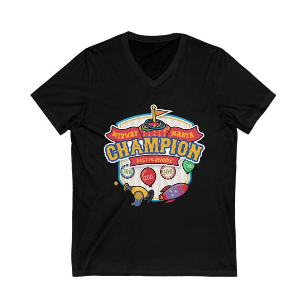 Midway Mania Champion - Short Sleeve V-Neck Tee Supply