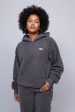 ME. Reverse Brushed Hoodie - Vintage Black For Discount