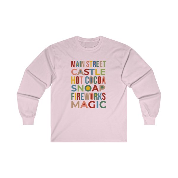 A Main Street Christmas Long Sleeve Shirt | Adult Unisex Online Sale