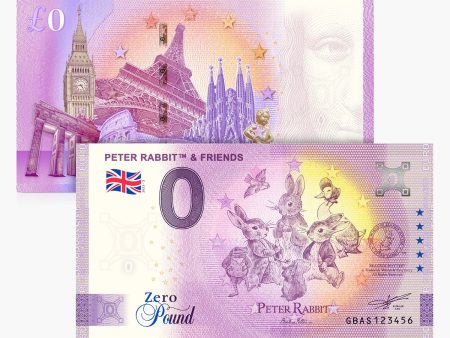 The World of Peter Rabbit and Friends £0 Banknote on Sale