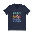 Disney People Are My Kinda People -  Unisex Short Sleeve V-Neck Tee Online Sale