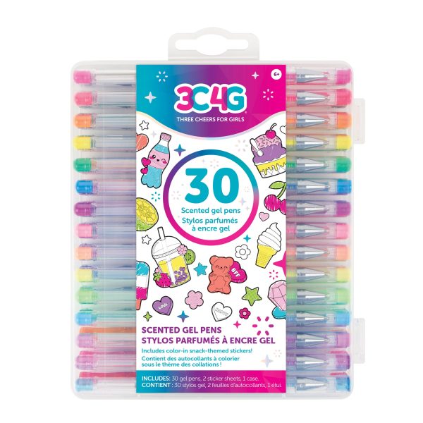 30 Piece Scented Gel Pen Set on Sale