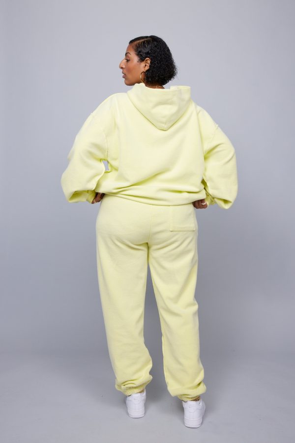 ME. Reverse Brushed Sweatpant - Lemon Zest Sale