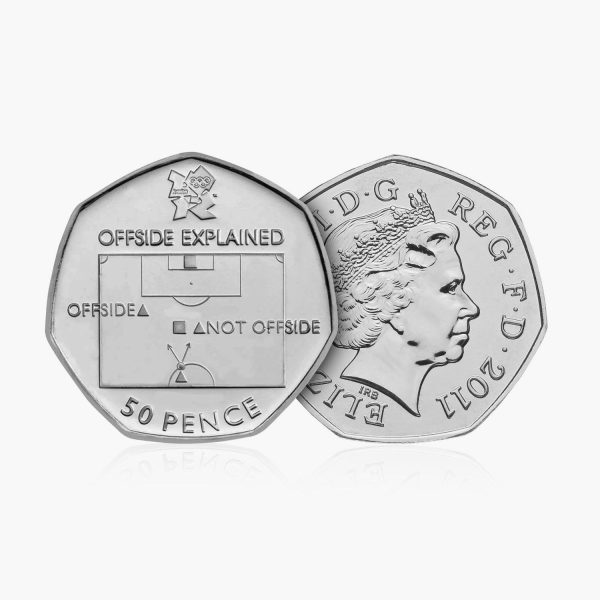 2011 Circulated Olympics - Football 50p Coin For Discount