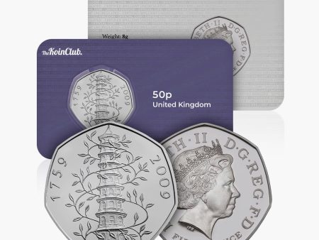 2009 Circulated Kew Gardens 250th Anniversary 50p coin Sale