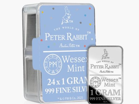 Silver Savers - Beatrix Potter 24 Solid Silver Bars Box Set Supply