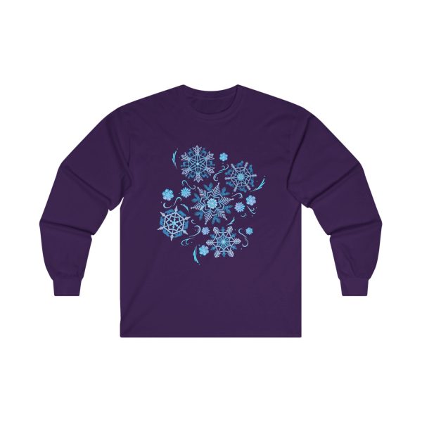 Merry Menagerie Snowflakes - Animal Kingdom Puppets - Long Sleeve Tee For Sale