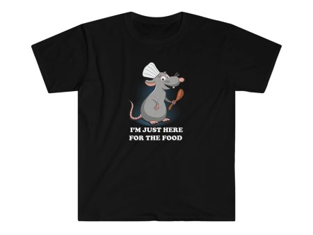 I m Just Here for the Food - Adult Unisex TShirt Hot on Sale