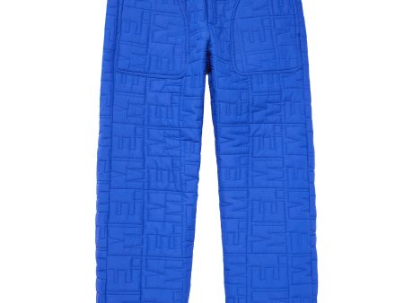 Monogram Quilted Puff Tech Pant - Cobalt Supply