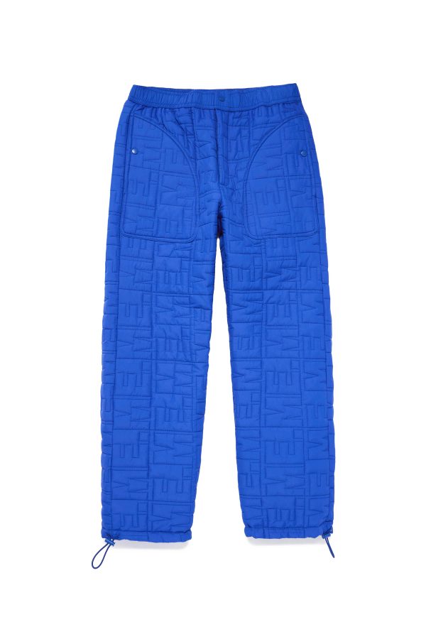 Monogram Quilted Puff Tech Pant - Cobalt Supply