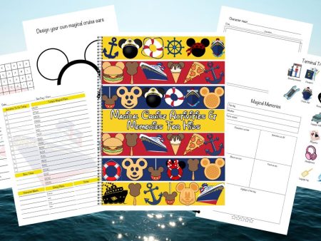 Magical Cruise Activities & Memories For Kids  - A5 Spiral Bound Edition Hot on Sale