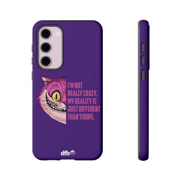 Cheshire Cat Quote - I m Not Really Crazy Samsung Galaxy & Google Pixel Phone Case Online Sale