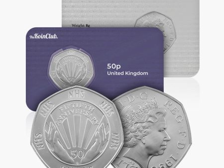 1998 NHS 50th Anniversary 50p Coin Online now