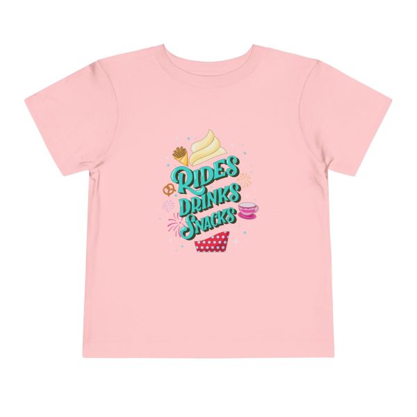 Rides, Drinks, Snacks - Toddler T-shirt Fashion