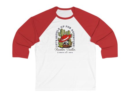 Rootin Tootin - Unisex 3\4 Sleeve Baseball Tee For Discount