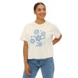 Merry Menagerie Snowflakes - Animal Kingdom s Puppets - Women s Boxy Tee For Discount