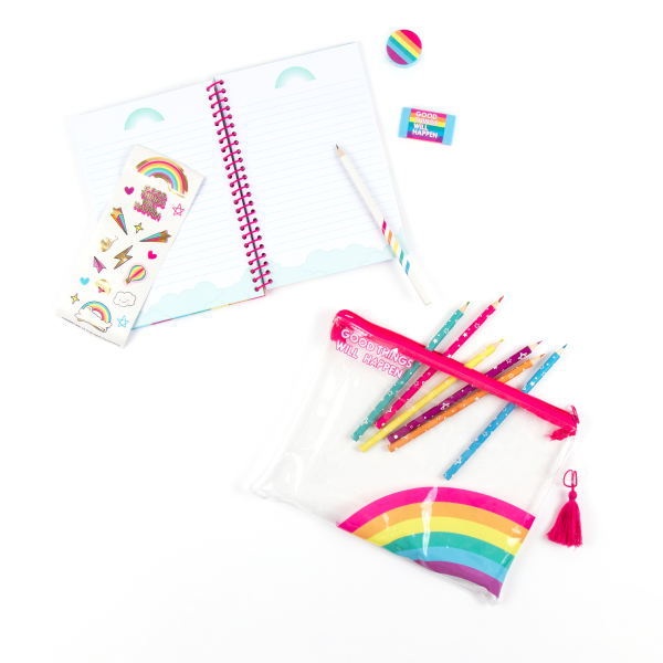 Rainbow Bright Stationery Set Discount