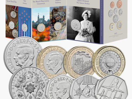 The 2025 United Kingdom BU Annual Coin Set Cheap