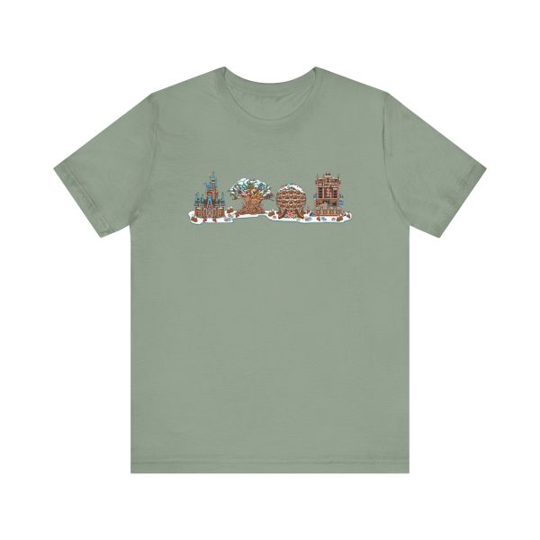 Gingerbread Park Icons - Adult Tee Shirt Online Hot Sale